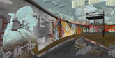 virtuelle mauer collage