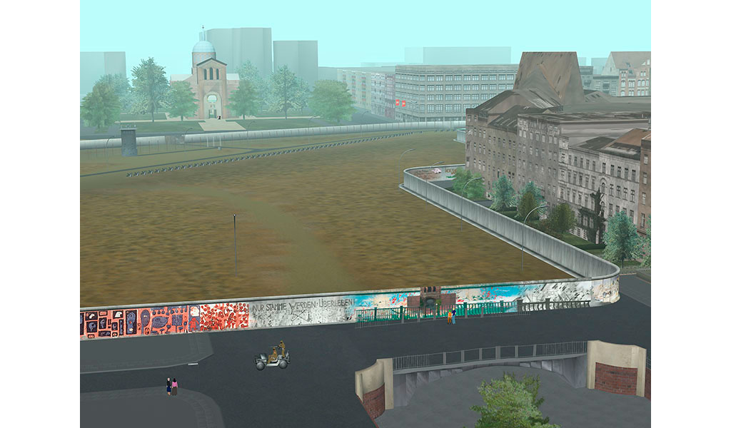 Virtual Berlin Wall Prints: Waldemar Bridge